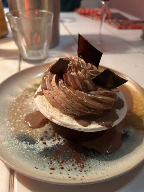 Dessert chocolaté au Babe à Lille